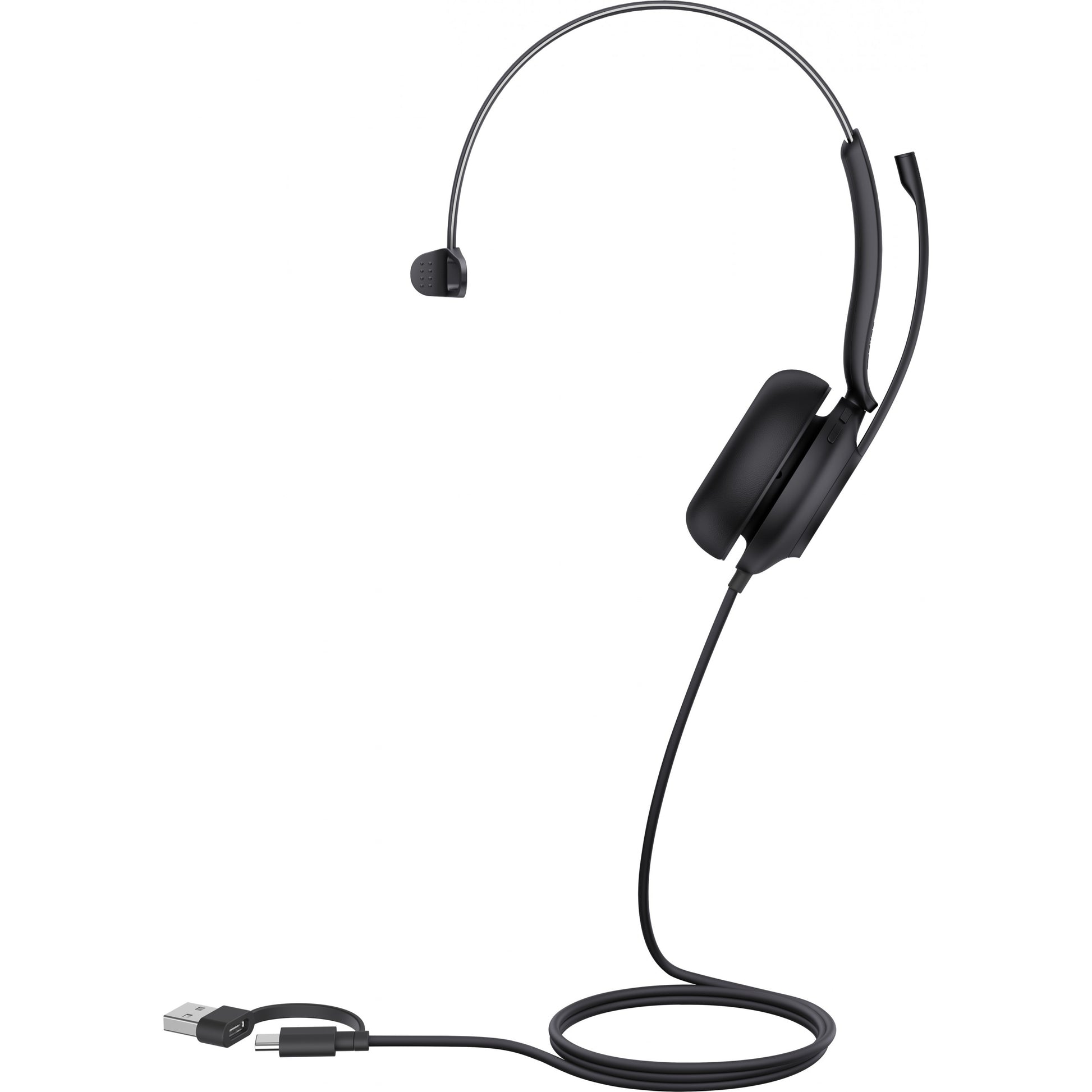 Yealink UH35 Mono Teams USB-C/A slušalice. Žične. 20 - 20000 Hz. Pozivi/Muzika. 96,5 g. Slušalice. Crne.