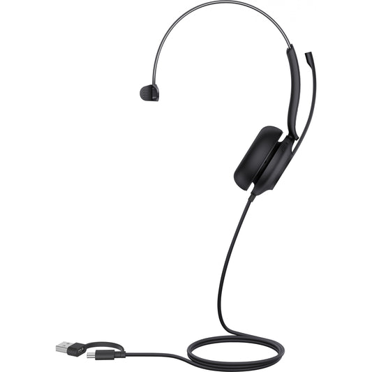 Yealink UH35 Mono Teams USB-C/A slušalice. Žične. 20 - 20000 Hz. Pozivi/Muzika. 96,5 g. Slušalice. Crne.