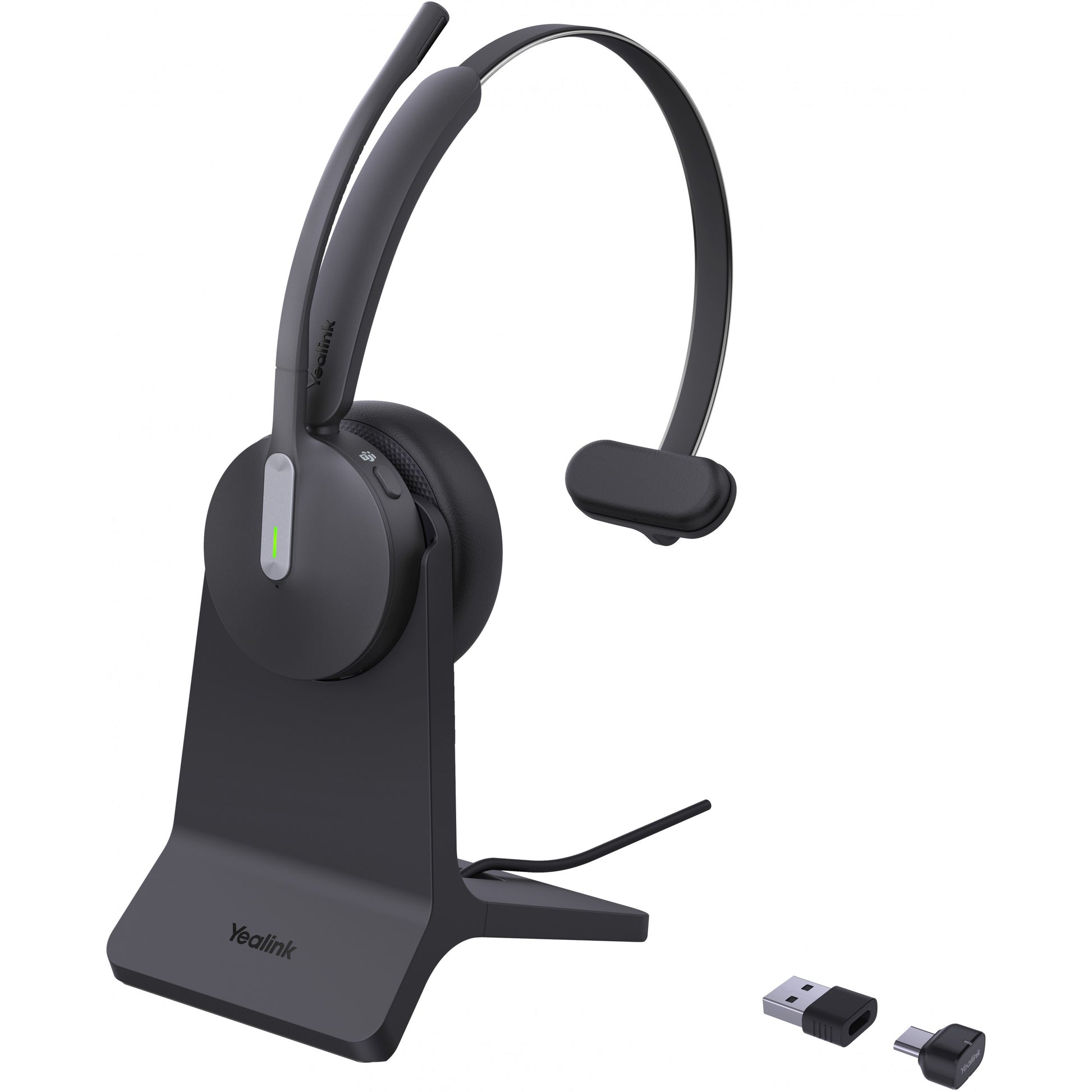 Yealink BH70 Mono sa postoljem Teams USB-C/A slušalice. Bežične. 20 - 20000 Hz. Kancelarija/Pozivni centar. 91 g. Slušalice. Crne.