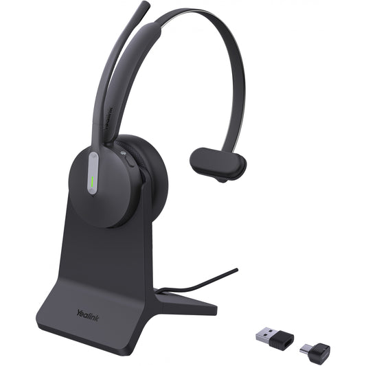Yealink BH70 Mono sa postoljem Teams USB-C/A slušalice. Bežične. 20 - 20000 Hz. Kancelarija/Pozivni centar. 91 g. Slušalice. Crne.