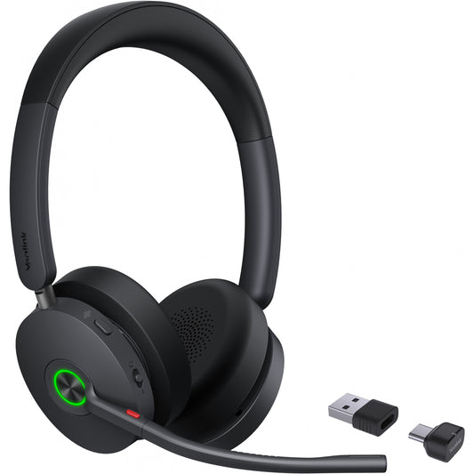 Yealink BH74 UC USB-C/A slušalice. Bežične. Za kancelariju/pozivni centar. 162 g. Slušalice. Crne.