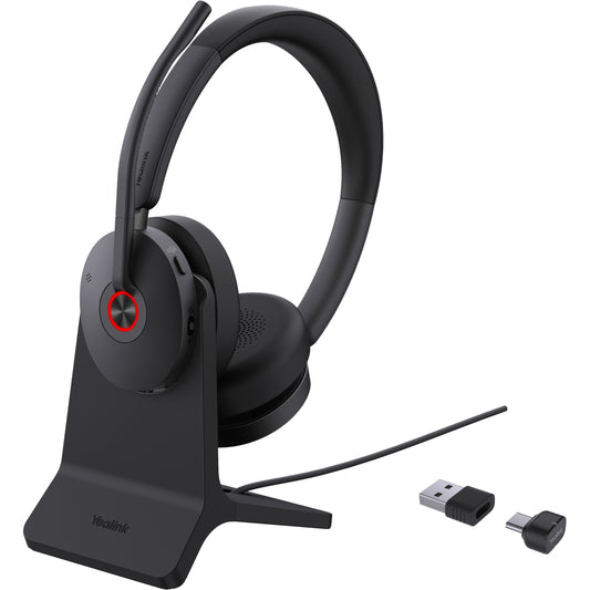 Yealink BH74 Teams USB-C/A slušalice sa stalkom. Bežične. Za kancelariju/pozivni centar. 162 g. Slušalice. Crne.