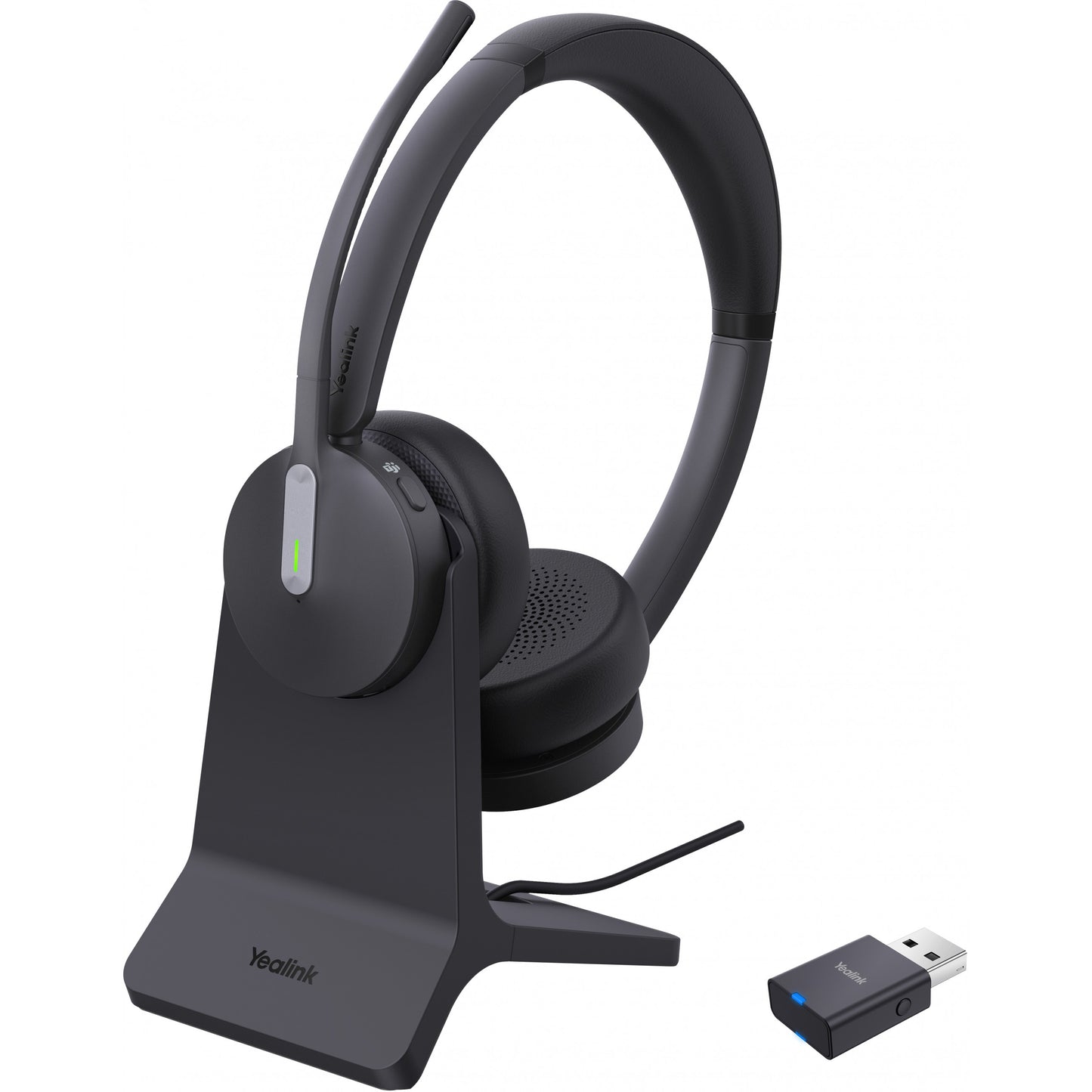 Yealink WH64 Hybrid Dual Teams slušalice s punjacem. Bežične. 20 - 20000 Hz. Za ured/pozivni centar. 151 g. Slušalice. Crne.