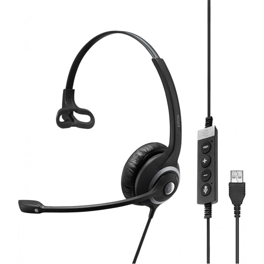EPOS IMPACT SC 230 USB MS II. Žičane. Kancelarija/Pozivni centar. 50 - 18000 Hz. 58 g. Slušalice. Crne.