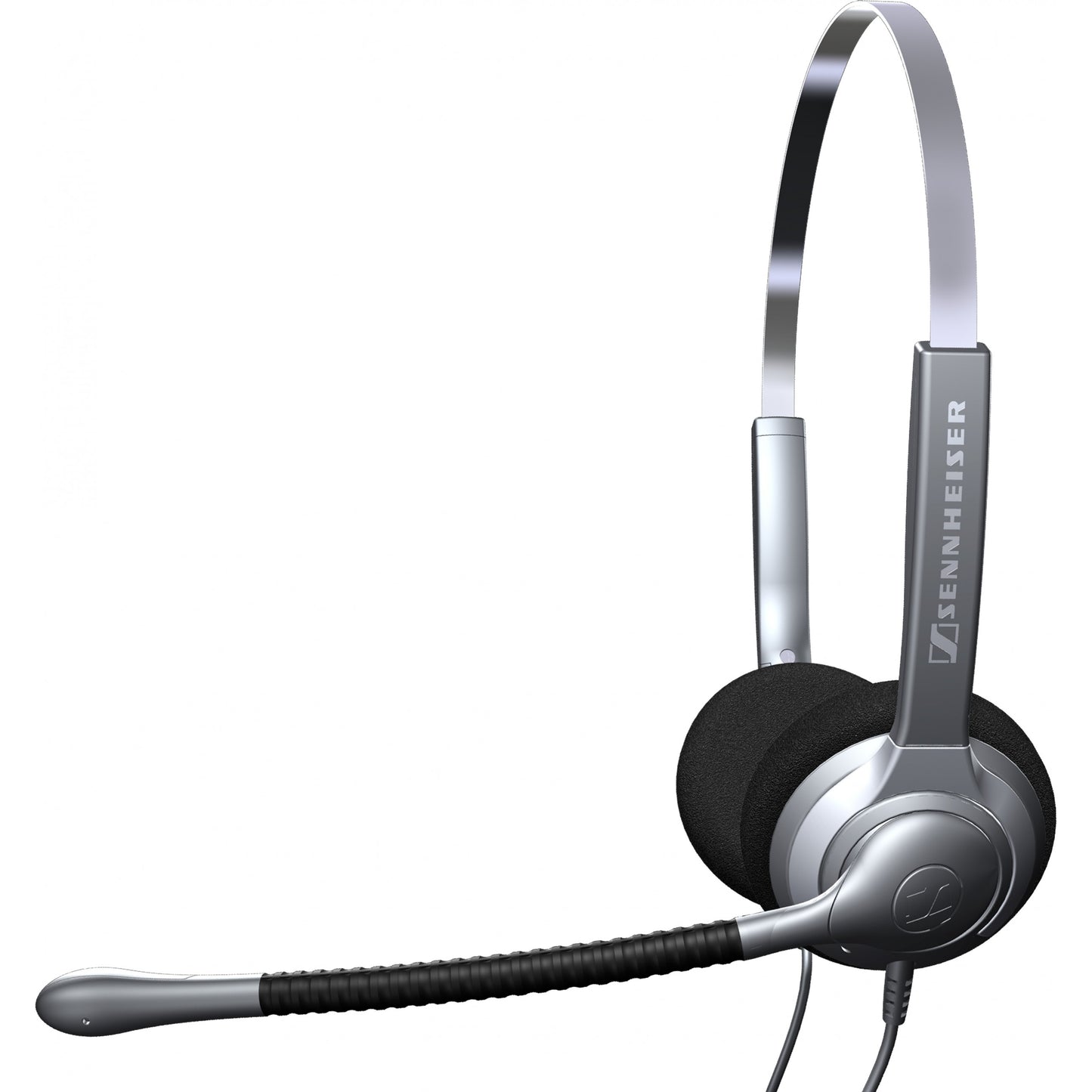 EPOS SH 330. Žičane. Kancelarija/Pozivni centar. 300 - 3400 Hz. Slušalice. Srebrne.