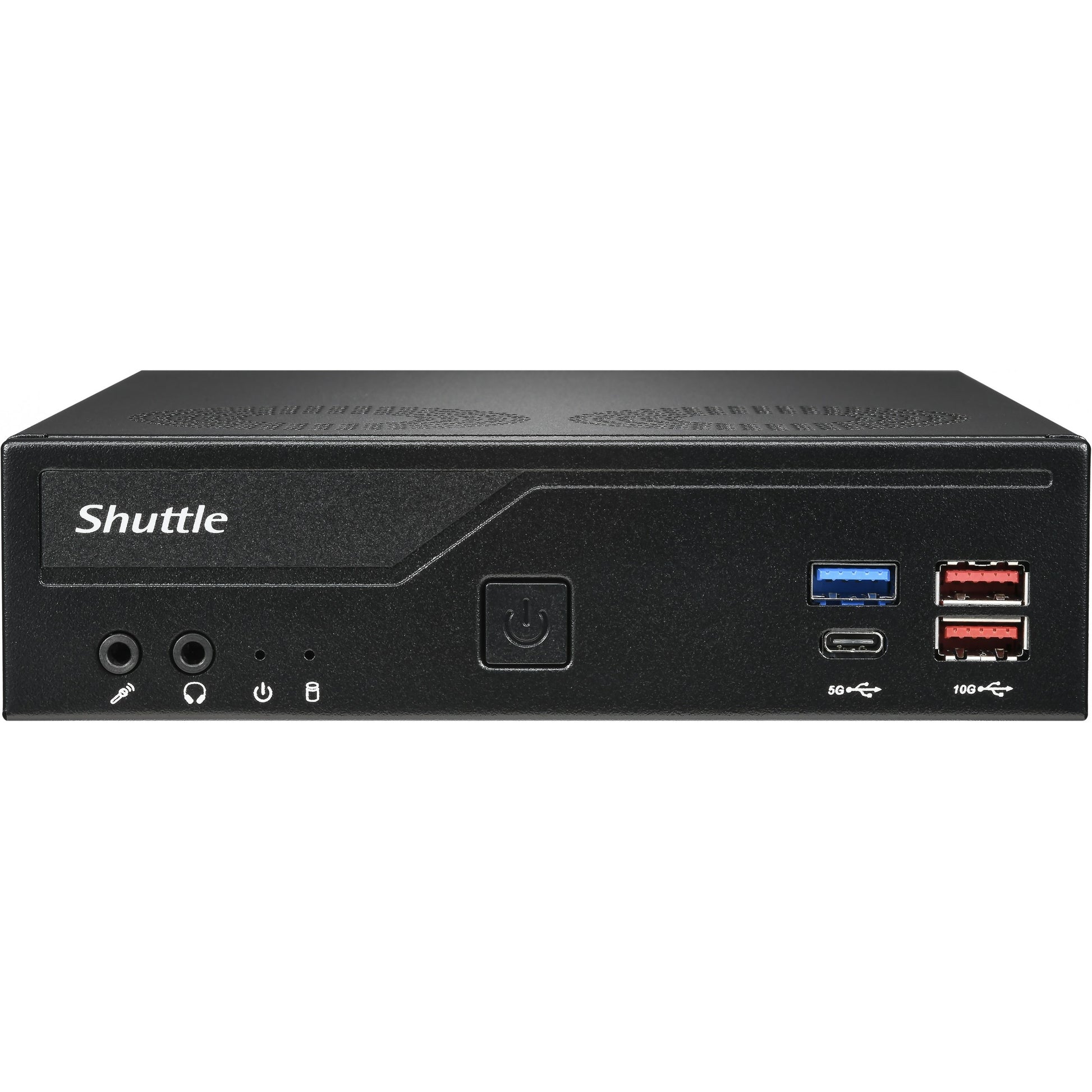 Shuttle Slim PC DH770. S1700. 2xHDMI. 2xDP. 2x 2.5G LAN. 2x COM. 8x USB. 1x 2.5". 2x M.2. 24/7 kontinuirani rad. uklj. VESA. Veliki PC od 1.35 l. Mini-PC Barebone. Intel H770. LGA 1700. DDR5-SDRAM. PCI Express. Serial ATA III