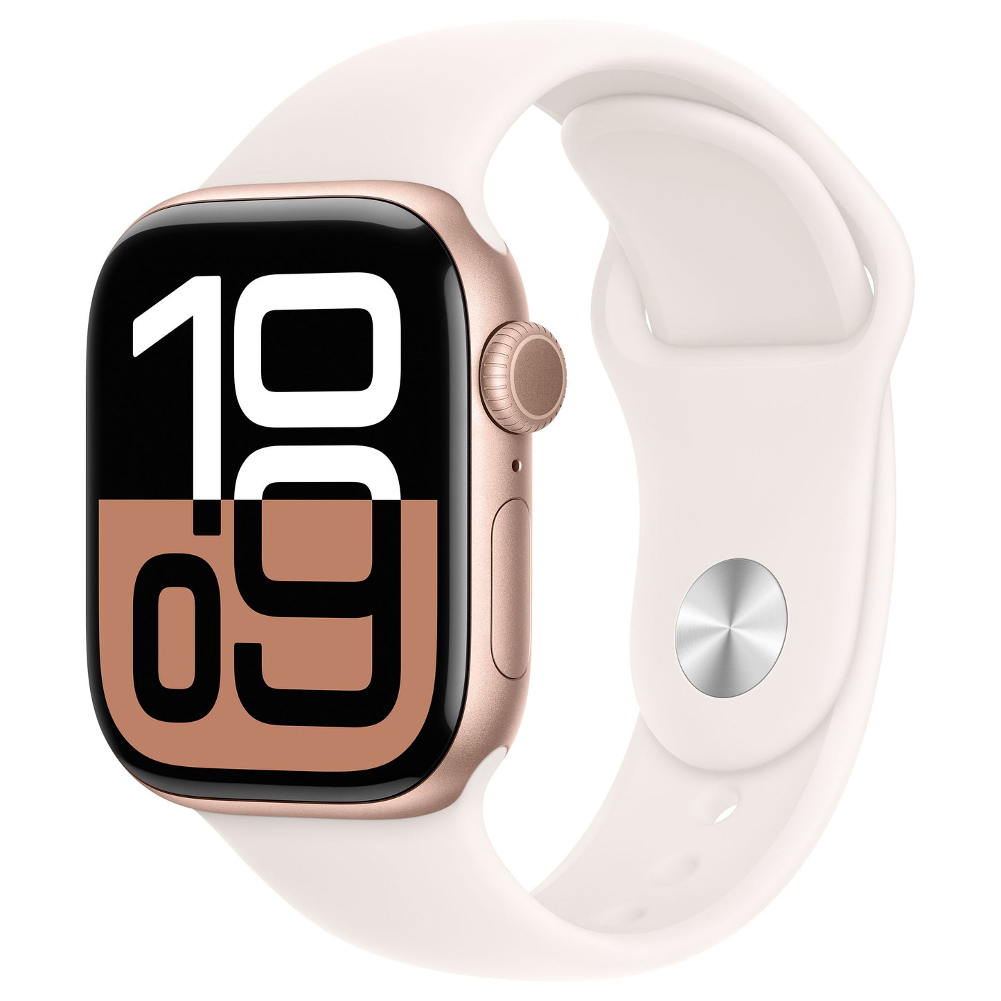 APPLE Watch Series 10 GPS + Cellular 42 mm kućište od ružičasto-zlatnog aluminijuma sa sportskom narukvicom Light Blush - M/L