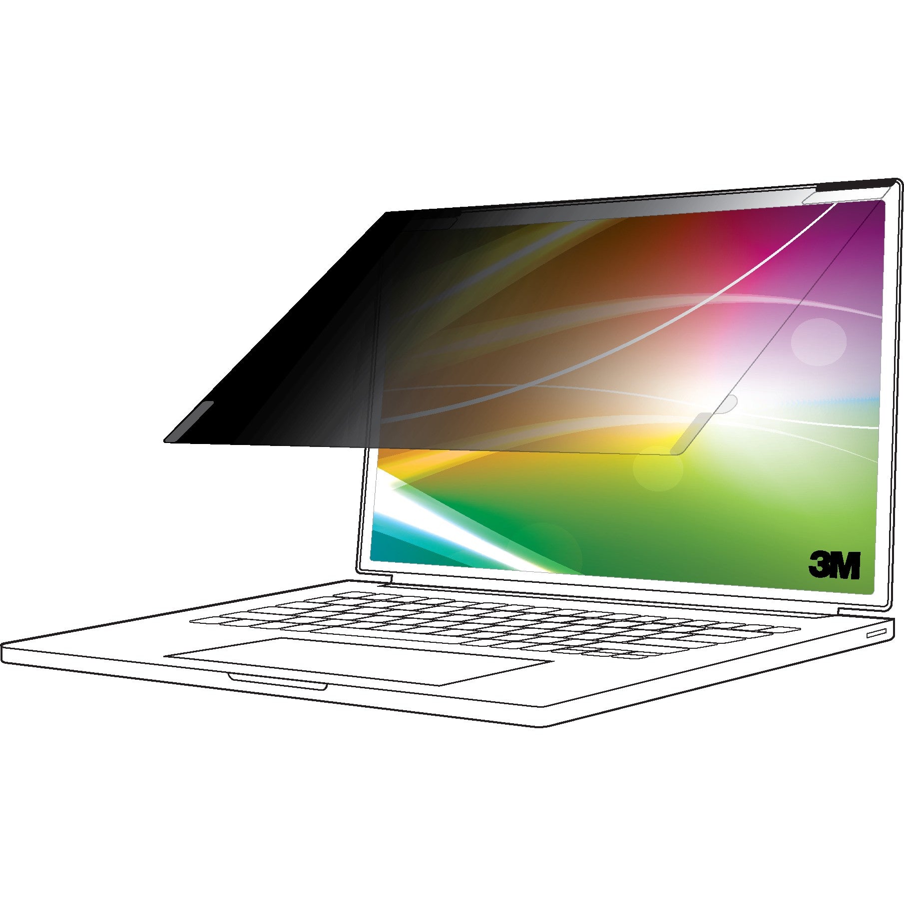 3M Bright Screen filter za privatnost za Apple® MacBook Pro® 14 M1-M4. 16:10. BPNAP003. 36,1 cm (14,2"). 16:10. Laptop. Filter za privatnost bez okvira. Sjajni/mat. Zaštita od odsjaja.