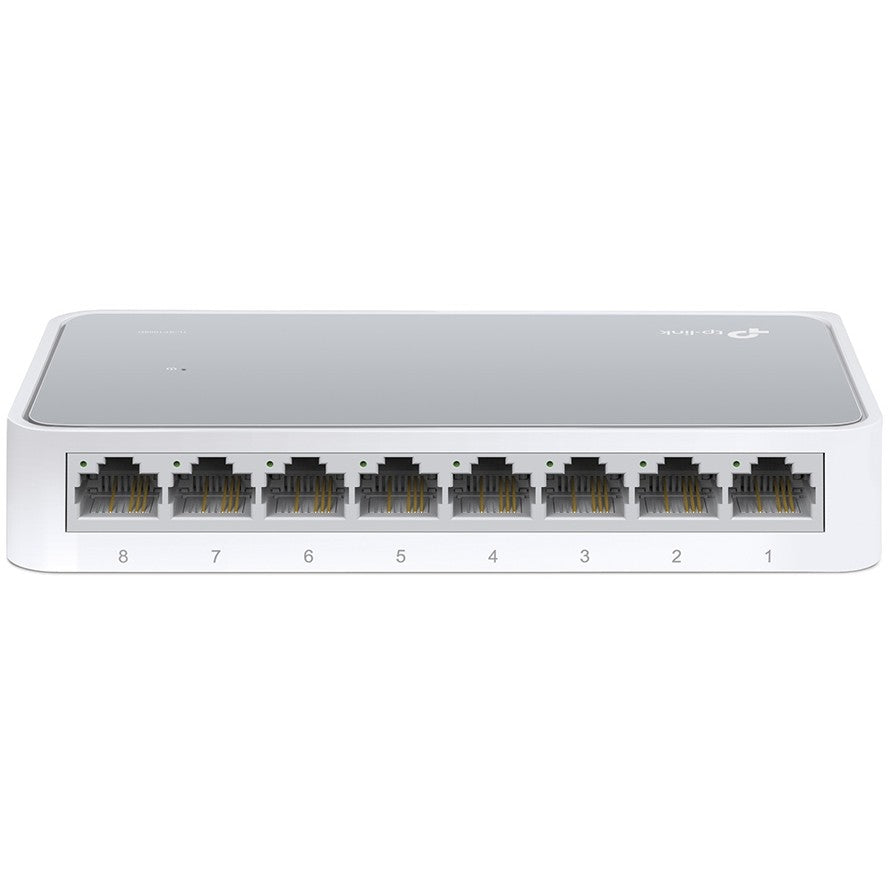 TP-Link 8-portni 10/100Mbps desktop switch. Neupravljan. Brzi Ethernet (10/100). Puni dupleks.