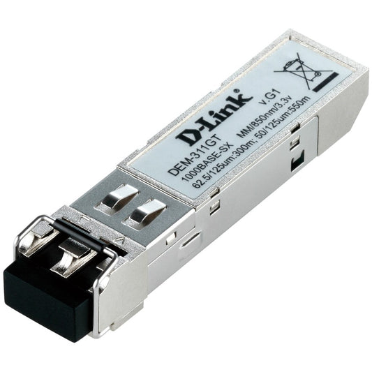 D-Link DEM-311GT. Optička vlakna. 1000 Mbps. SFP. LC. SX. 550 m