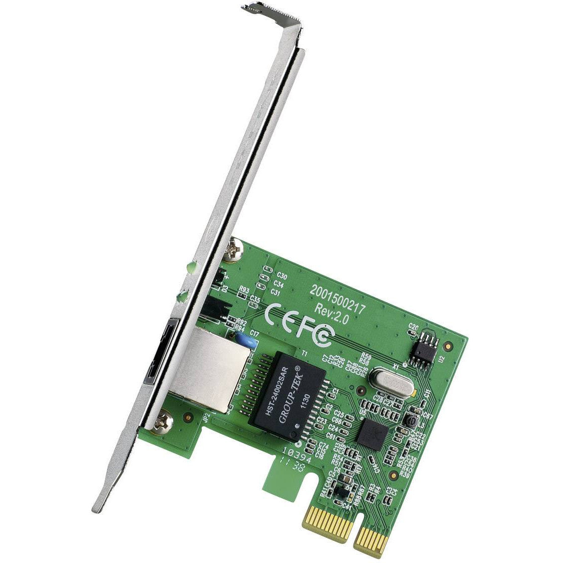 TP-Link Gigabit PCI Express mrežni adapter. Ugrađen. Žični. PCI Express. Ethernet. 2000 Mbps. Zeleni. Sivi