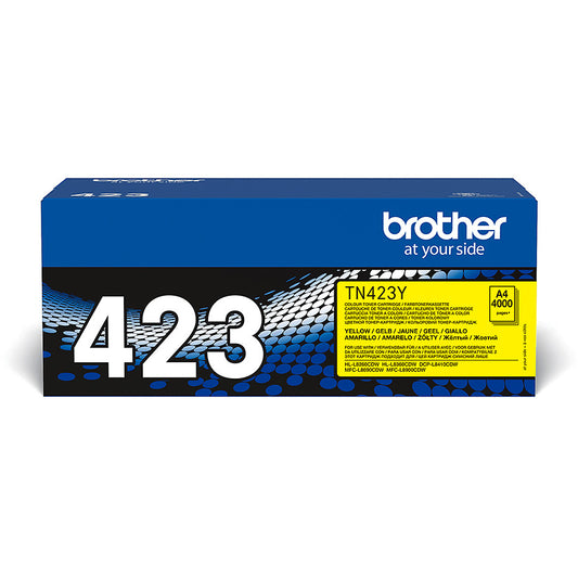 Brother TN-423Y. 4000 stranica. Žuti. 1 komad.