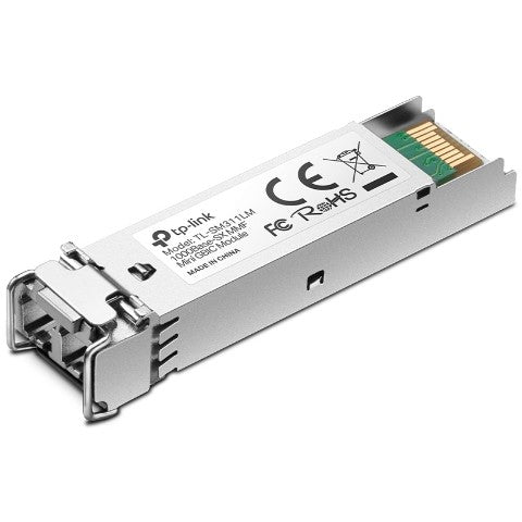 TP-Link MiniGBIC modul. Optička vlakna. 1250 Mbps. mini GBIC/SFP. LC (UPC). 50/125.6-2.5/125 µm. 550 m