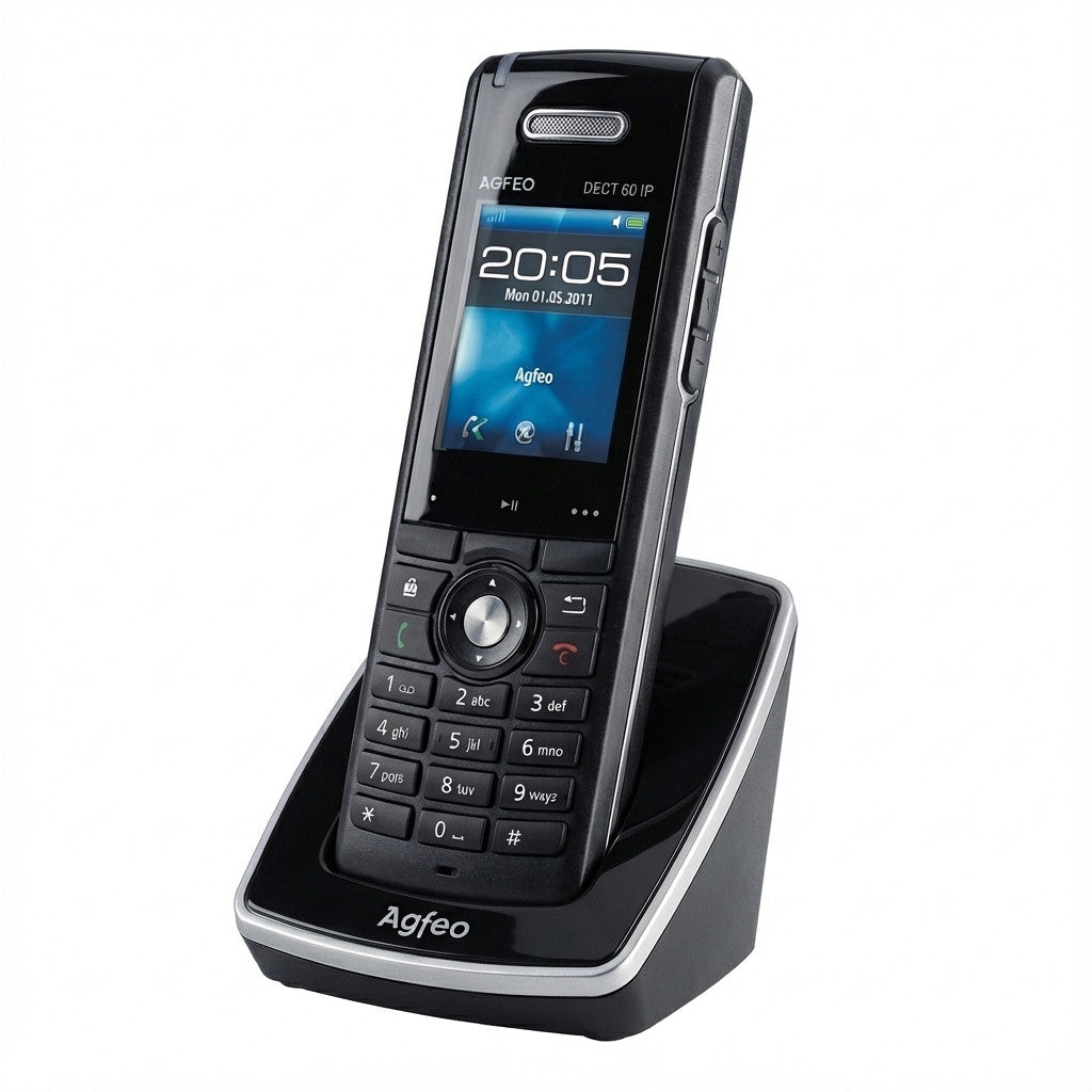 AGFEO DECT 60 IP. DECT telefon. 100 unosa. Crna boja.