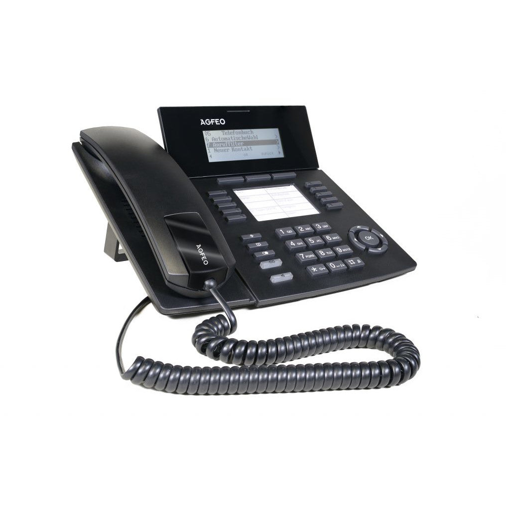 AGFEO ST 53. Pametni telefon. Žični telefon. 5000 unosa. Crni.