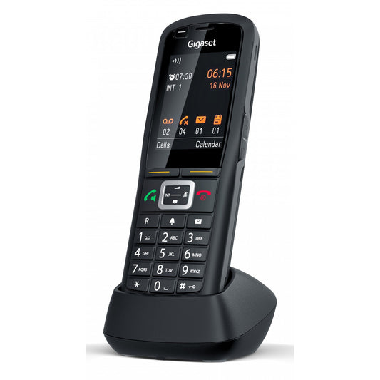 Gigaset R700H PRO. Analogni/DECT telefon. Bežični telefon. 500 unosa. SMS (usluga tekstualnih poruka). Crna.