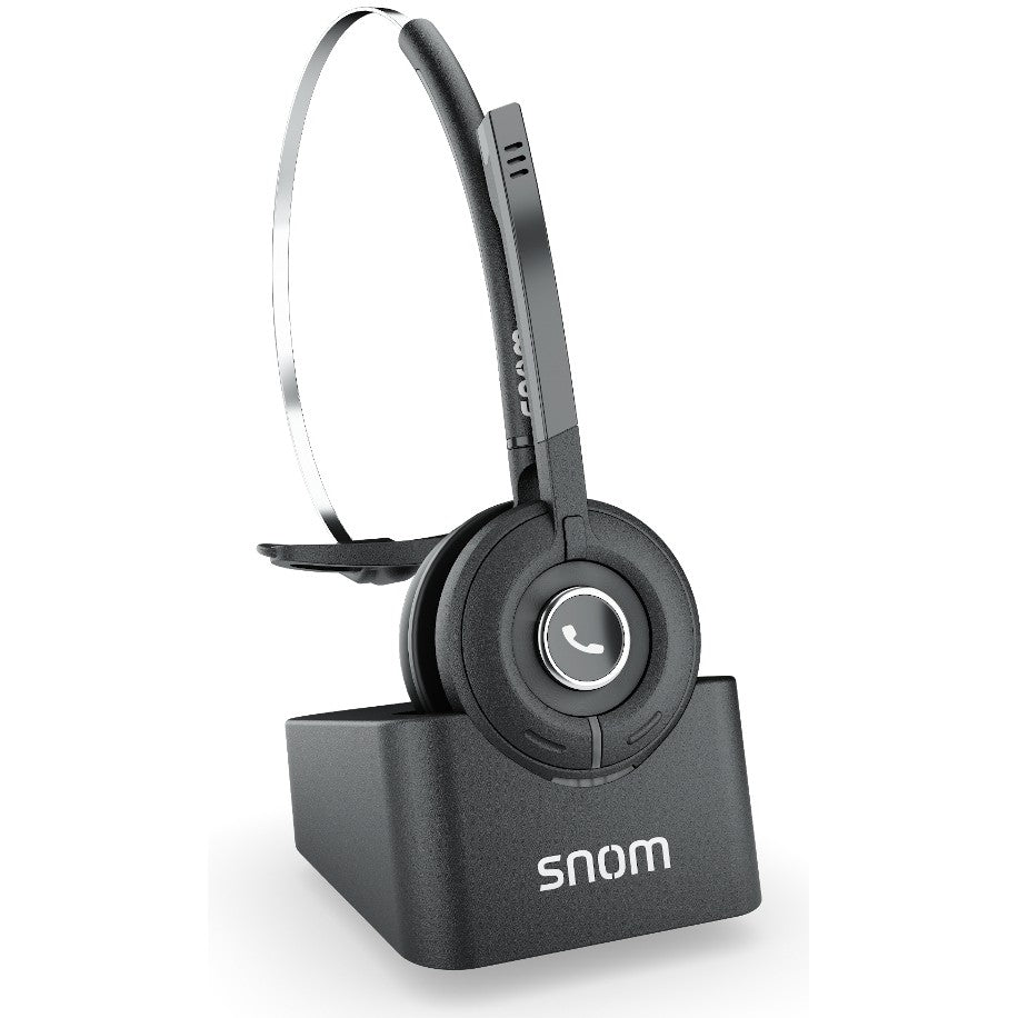 Snom A190. Bežične. Za kancelariju/pozivni centar. 45 g. Slušalice. Crne.
