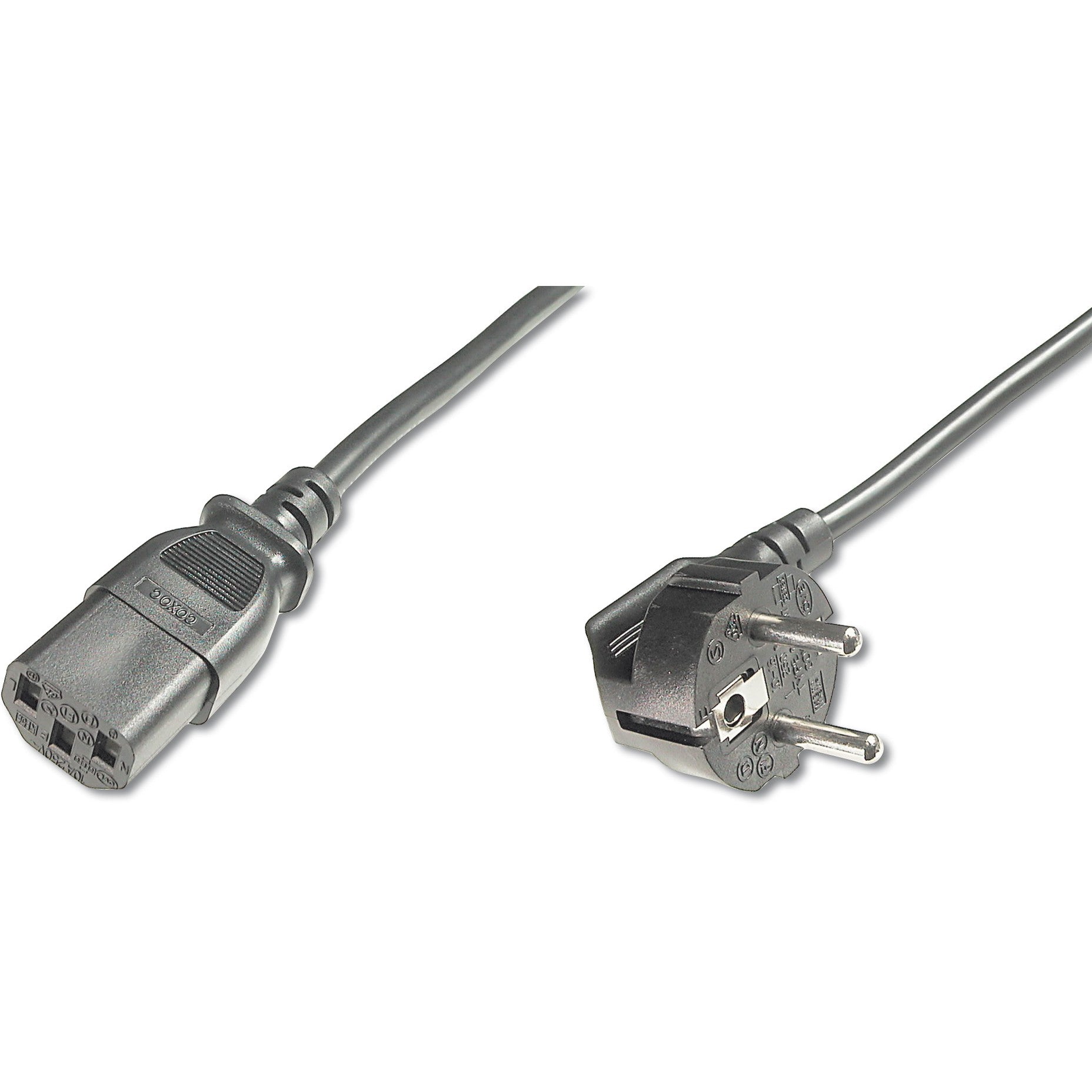 Digitus mrežni priključni kabel. 0,75 m. C13 spojnica. IEC C13. H05VV-F3G. 250 V. 10 A