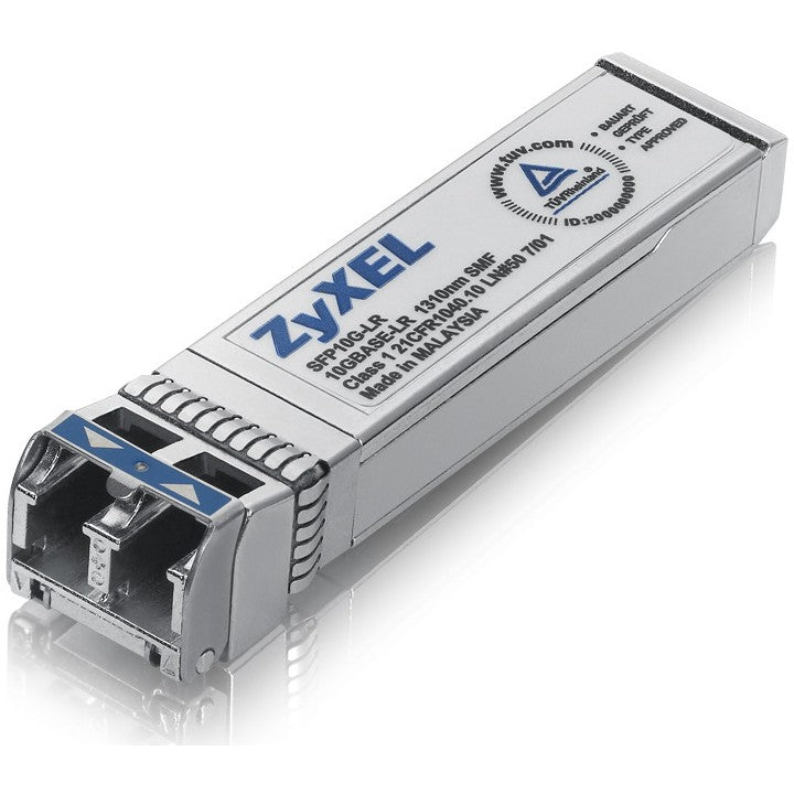 Zyxel SFP10G-LR. Optička vlakna. 10000 Mbps. SFP+. SFP+. 10000 m. 1310 nm