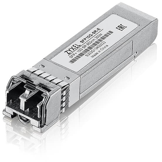 Zyxel SFP10G-SR-E. Optička vlakna. 10000 Mbps. SFP+. LC. 300 m. 850 nm