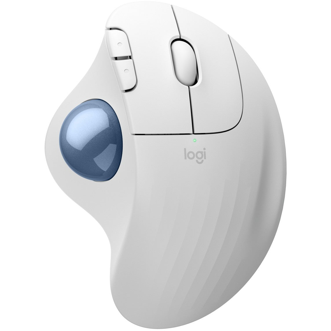 Logitech ERGO M575S. Desni. Trackball. Bluetooth. 2000 DPI. 11,25 ms. Plavi. Bijeli.
