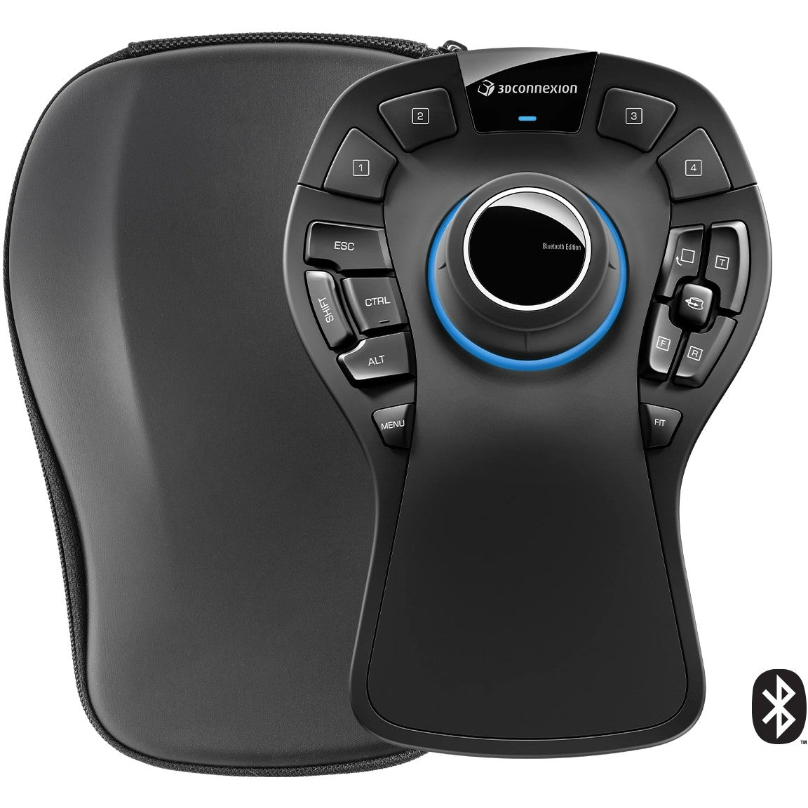3Dconnexion SpaceMouse Pro bežični miš - BLUETOOTH. 6DoF. Bluetooth. Crni