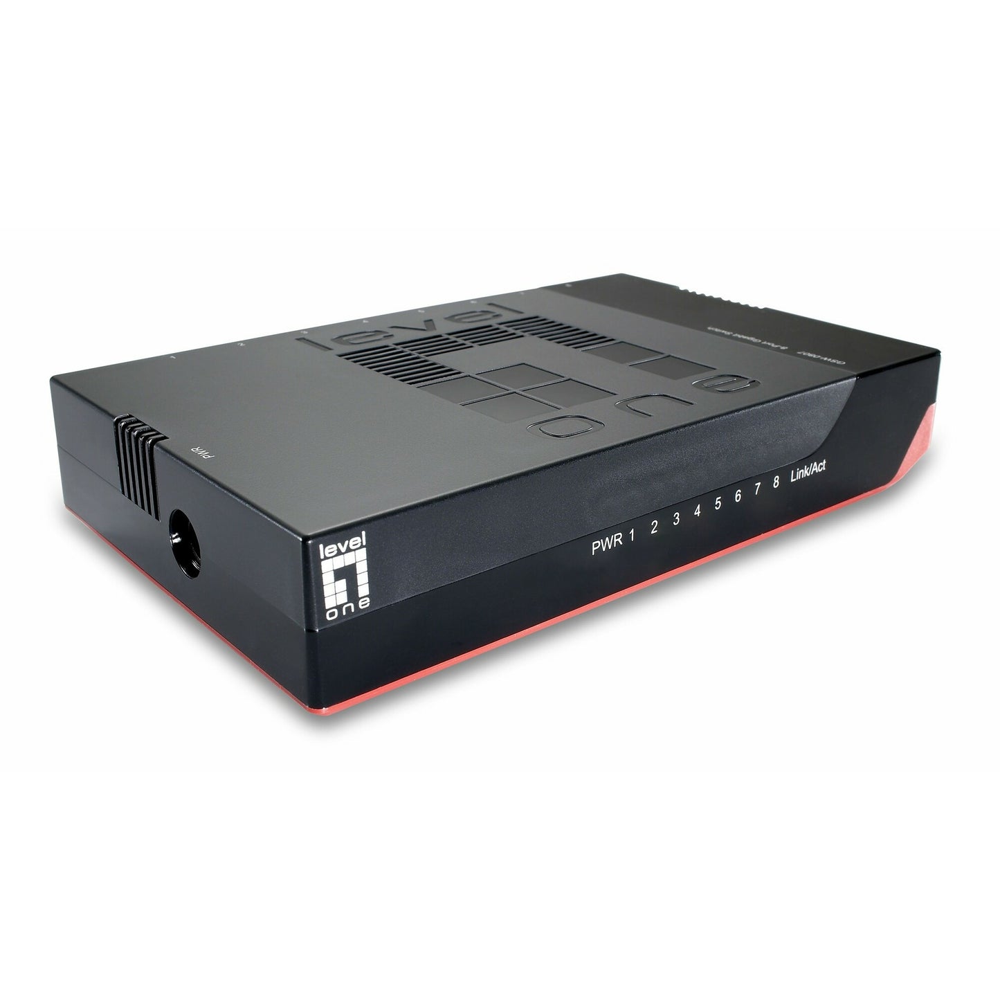 LevelOne 8-portni gigabitni Ethernet prekidač. Neupravljan. Gigabit Ethernet (10/100/1000). Potpuni dupleks. Montaža na zid.
