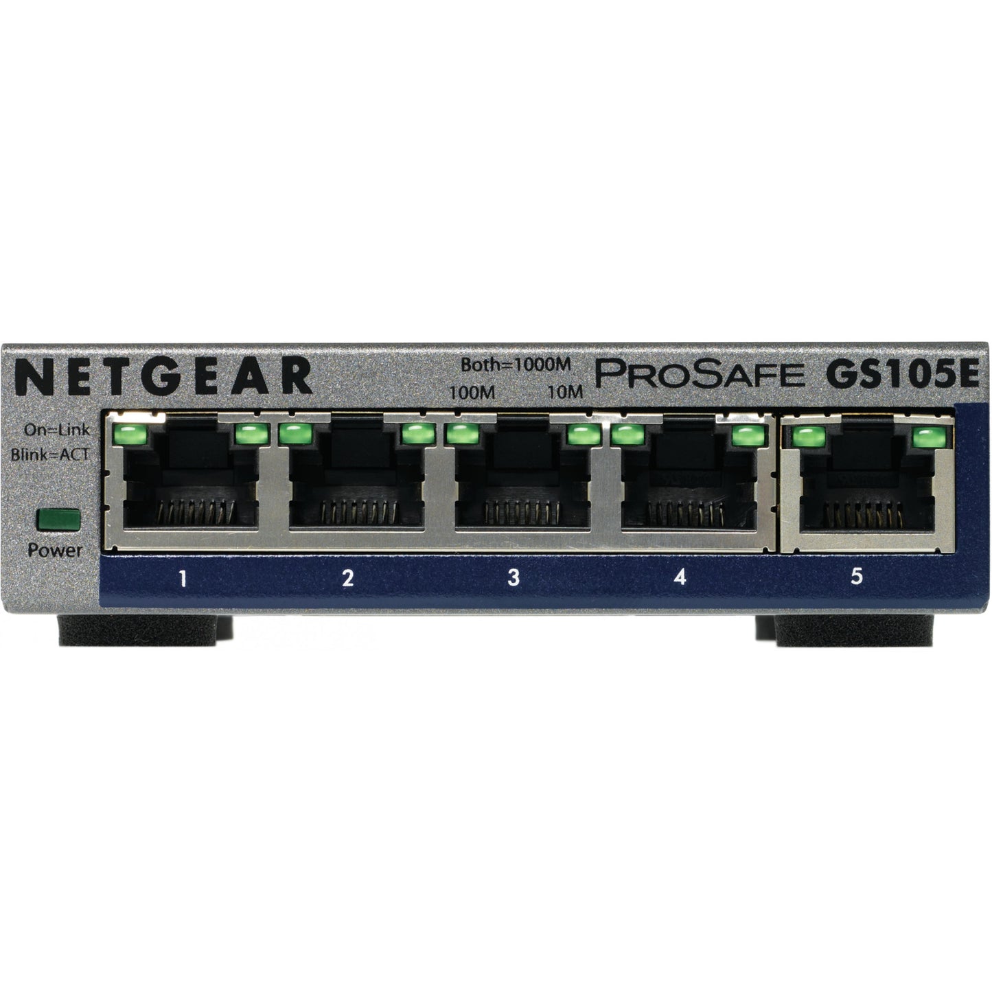NETGEAR GS105E-200PES. Upravljani. L2/L3. Gigabit Ethernet (10/100/1000). Puni dupleks.