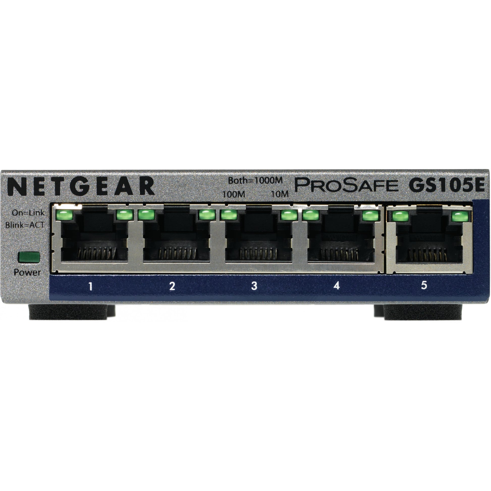 NETGEAR GS105E-200PES. Upravljani. L2/L3. Gigabit Ethernet (10/100/1000). Puni dupleks.