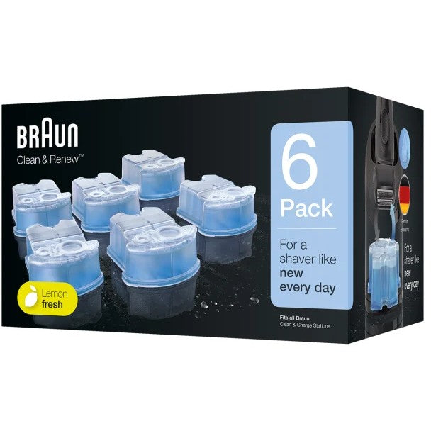 Braun CCR6 uložak za čišćenje. Plavi. Braun. Braun Clean&Charge. Kutija od 6.