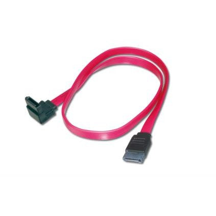 ASSMANN Electronic SATA priključni kabel. L-tip, muški/ženski. 0,5 m. Ugaoni pod 90° - ravni. SATA II/III. Crveni. 0,5 m. SATA I. SATA 7-pinski. SATA 7-pinski. Ženski. Crna. Crvena