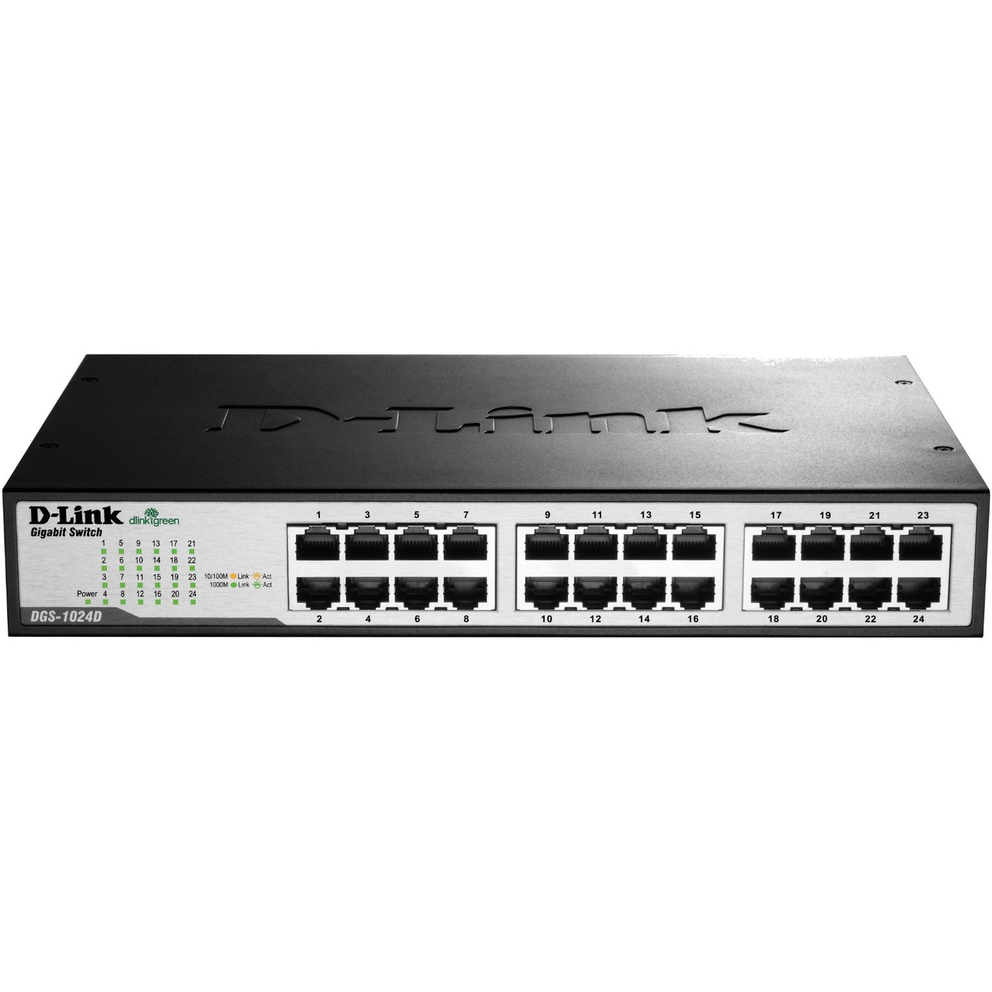D-Link DGS-1024D. Neupravljan. Puni dupleks.