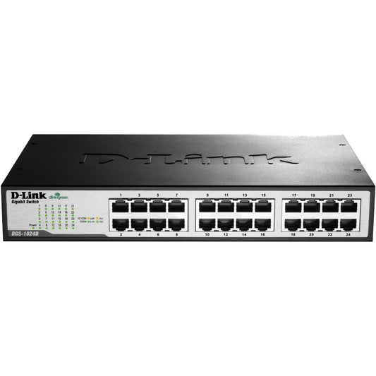 D-Link DGS-1024D. Neupravljan. Puni dupleks.