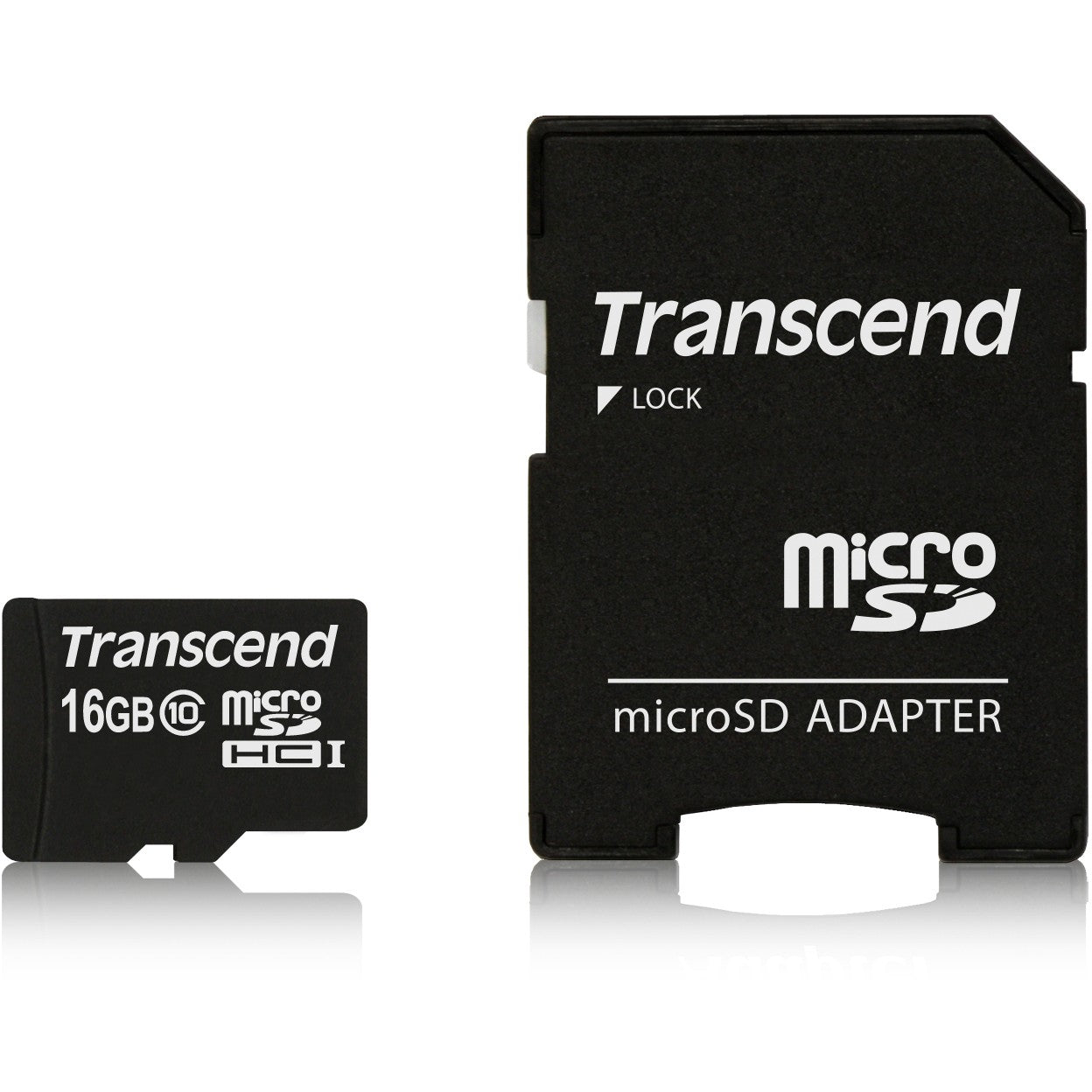 Transcend TS16GUSDHC10. 16 GB. MicroSDHC. Klasa 10. NAND. 90 MB/s. Crna.