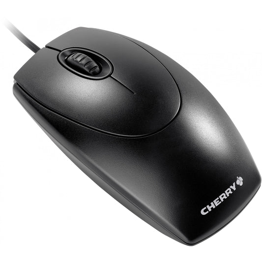 CHERRY WHEELMOUSE OPTIČKI Žični Miš. Crni. PS/2/USB. Ambidekstralni. Optički. USB Tip-A + PS/2. 1000 DPI. Crni