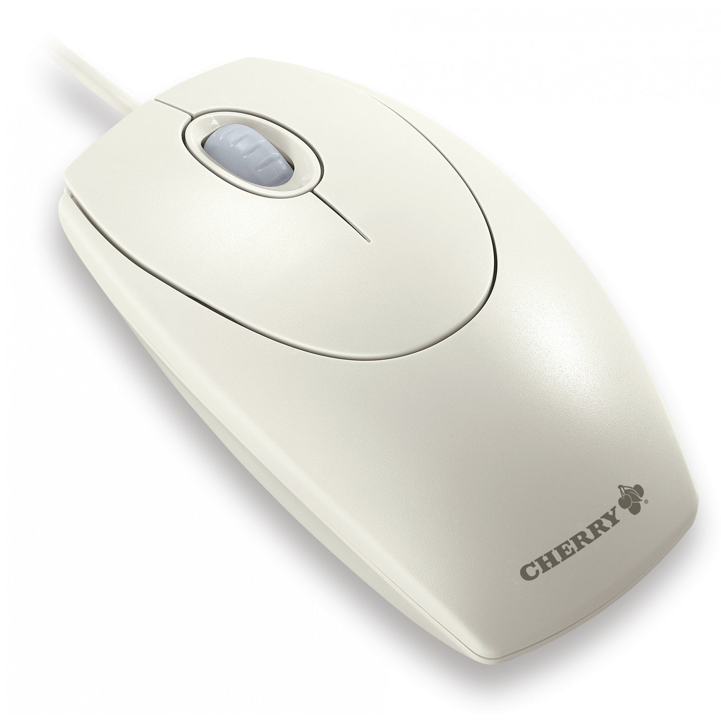 CHERRY WHEELMOUSE OPTIČKI Žični miš. Svijetlo sivi. PS/2/USB. Za liječnike i dekstre. Optički. USB Tip-A + PS/2. 1000 DPI. Sivi.