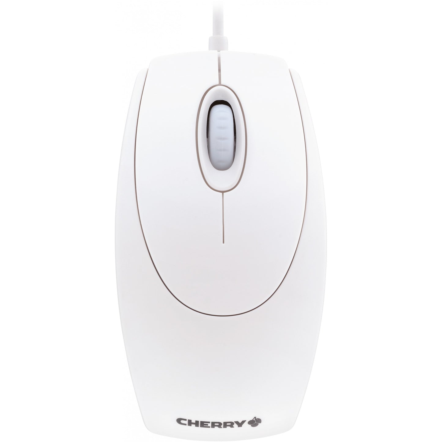 CHERRY WHEELMOUSE OPTIČKI Žični miš. Bijelo/sivi. PS/2/USB. Za liječnike i dekstre. Optički. USB Tip-A. 1000 DPI. Bijeli
