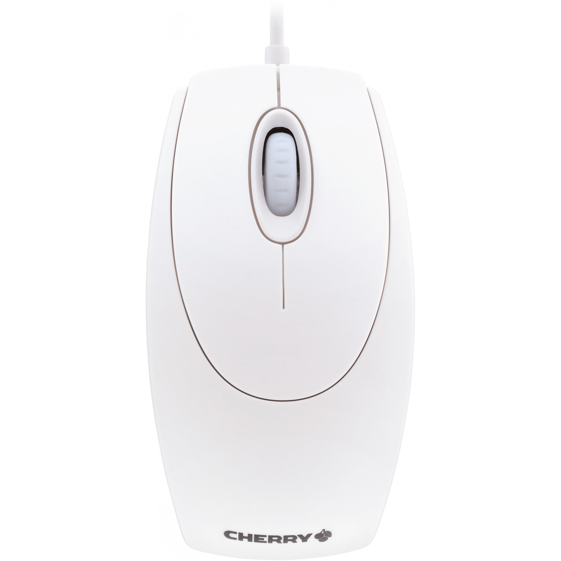 CHERRY WHEELMOUSE OPTIČKI Žični miš. Bijelo/sivi. PS/2/USB. Za liječnike i dekstre. Optički. USB Tip-A. 1000 DPI. Bijeli