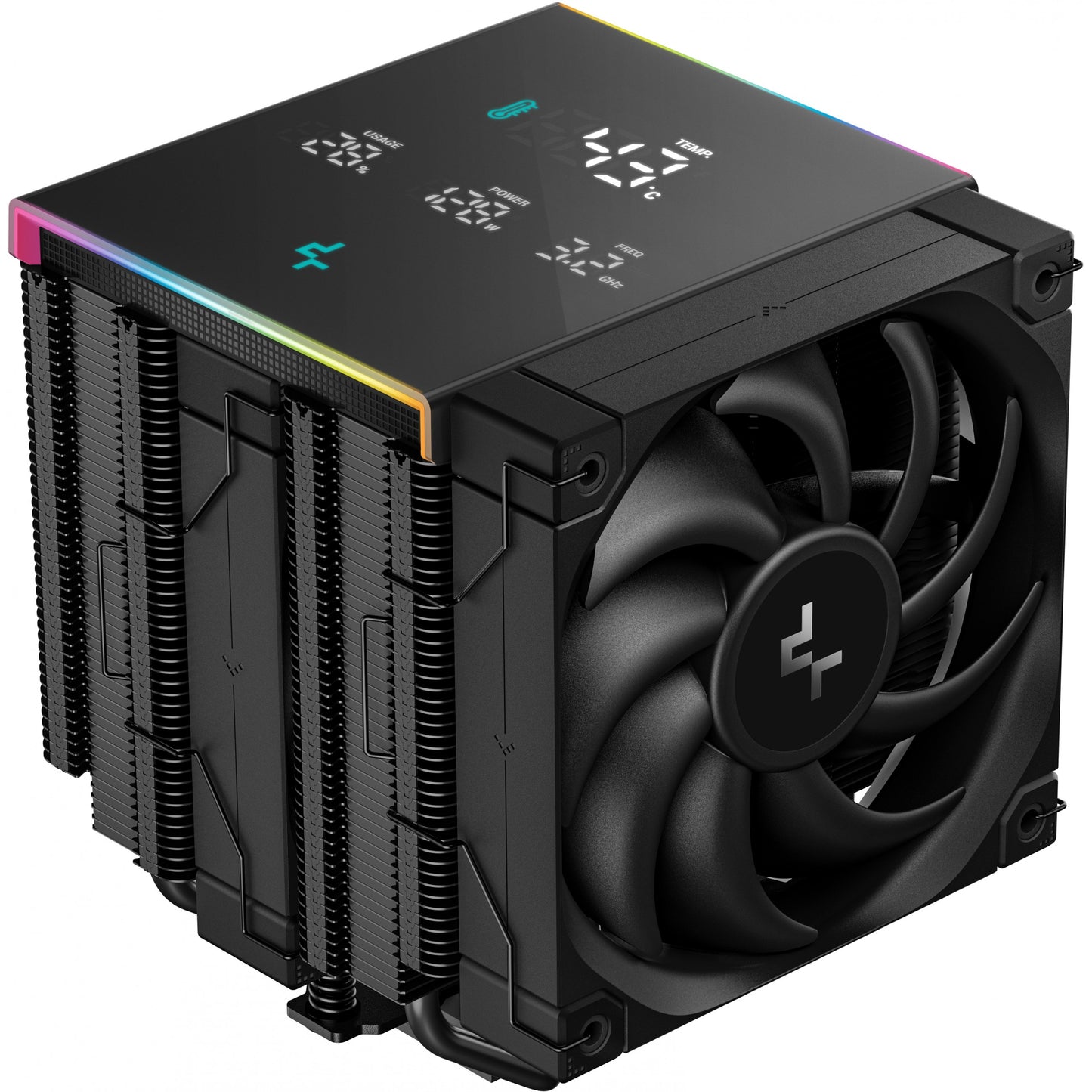 DeepCool AK620 Digital PRO. Zračno hlađenje. 12 cm. Crna.