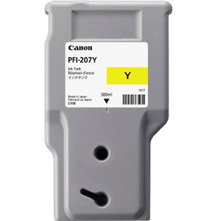 Canon PFI-207 Y. Žuta. Tinta na bazi pigmenta. 1 komad.