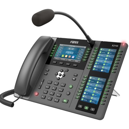Fanvil X210i. IP telefon. Crni. Sivi. Žični telefon. U opsegu. Izvan opsega. SIP informacije. 20 linija. 2000 unosa.