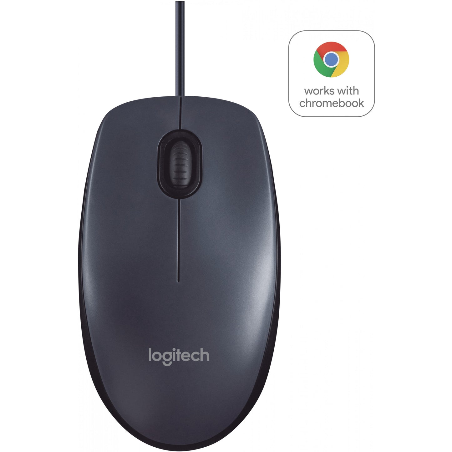 Logitech B100. Za ambidekstralnu upotrebu. Optički. USB Tip-A. 800 DPI. Crna.