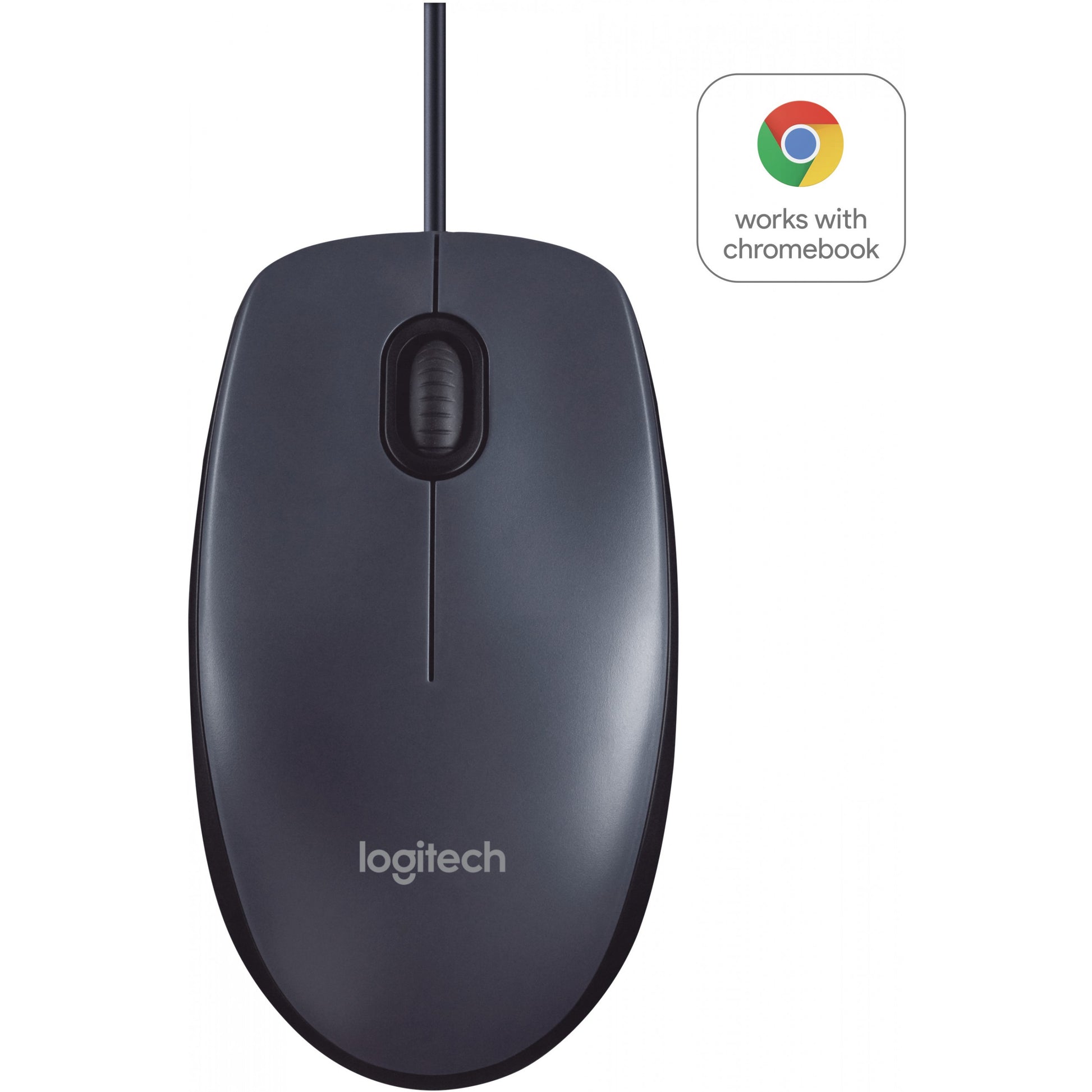 Logitech B100. Za ambidekstralnu upotrebu. Optički. USB Tip-A. 800 DPI. Crna.