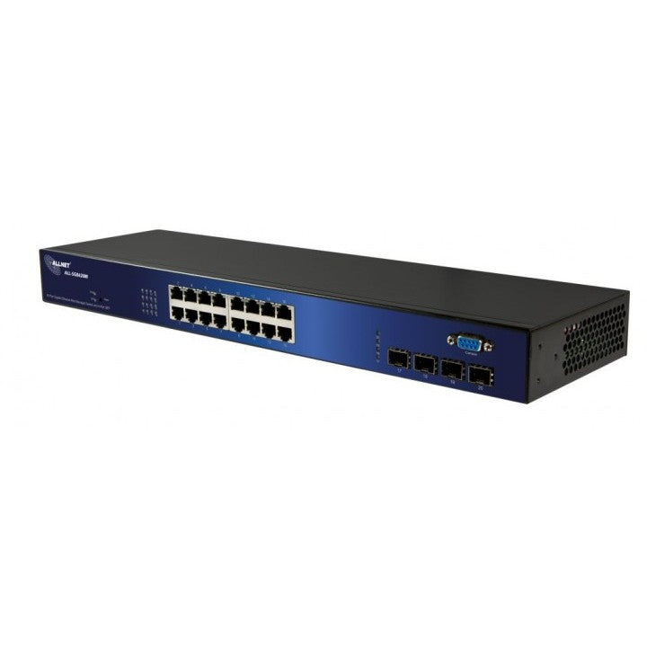 ALLNET ALL-SG8420M. Upravljani. Sloj 2. Gigabit Ethernet (10/100/1000). Puni dupleks. Montaža u rack. 19U