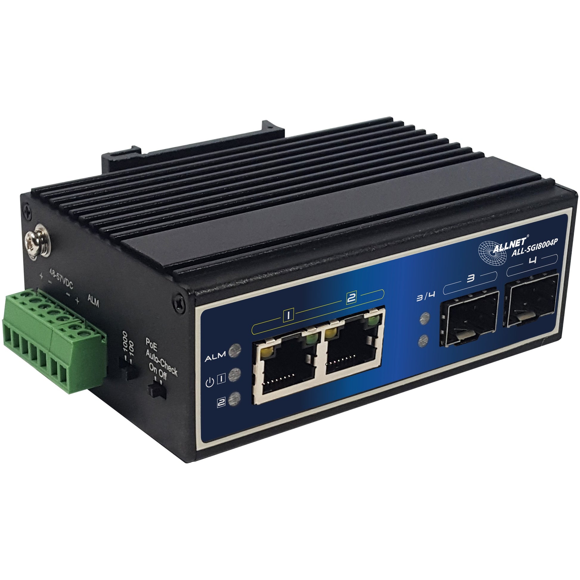 ALLNET ALL-SGI8004P. Neupravljani. Gigabit Ethernet (10/100/1000). Gigabit Ethernet. Napajanje preko Etherneta (PoE)