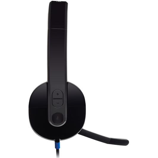 Logitech 981-000480. Žični. Kancelarija/Pozivni centar. 20 - 20000 Hz. 120 g. Slušalice. Crne.
