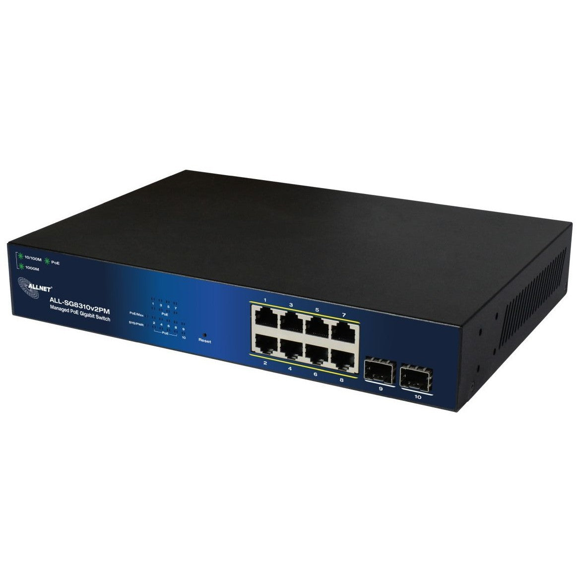 ALLNET 209904. Upravljani. Gigabit Ethernet (10/100/1000). Puni dupleks. Napajanje preko Etherneta (PoE)