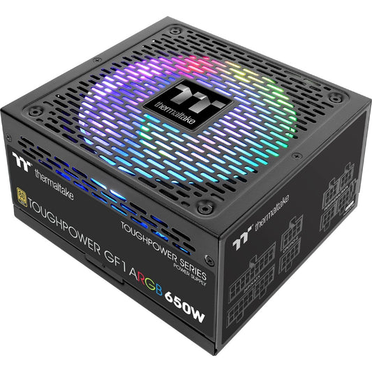 Thermaltake PS-TPD-0650F3FAGE-1. 650 W. 100 - 240 V. 780 W. 50 - 60 Hz. 10 A. Aktivni