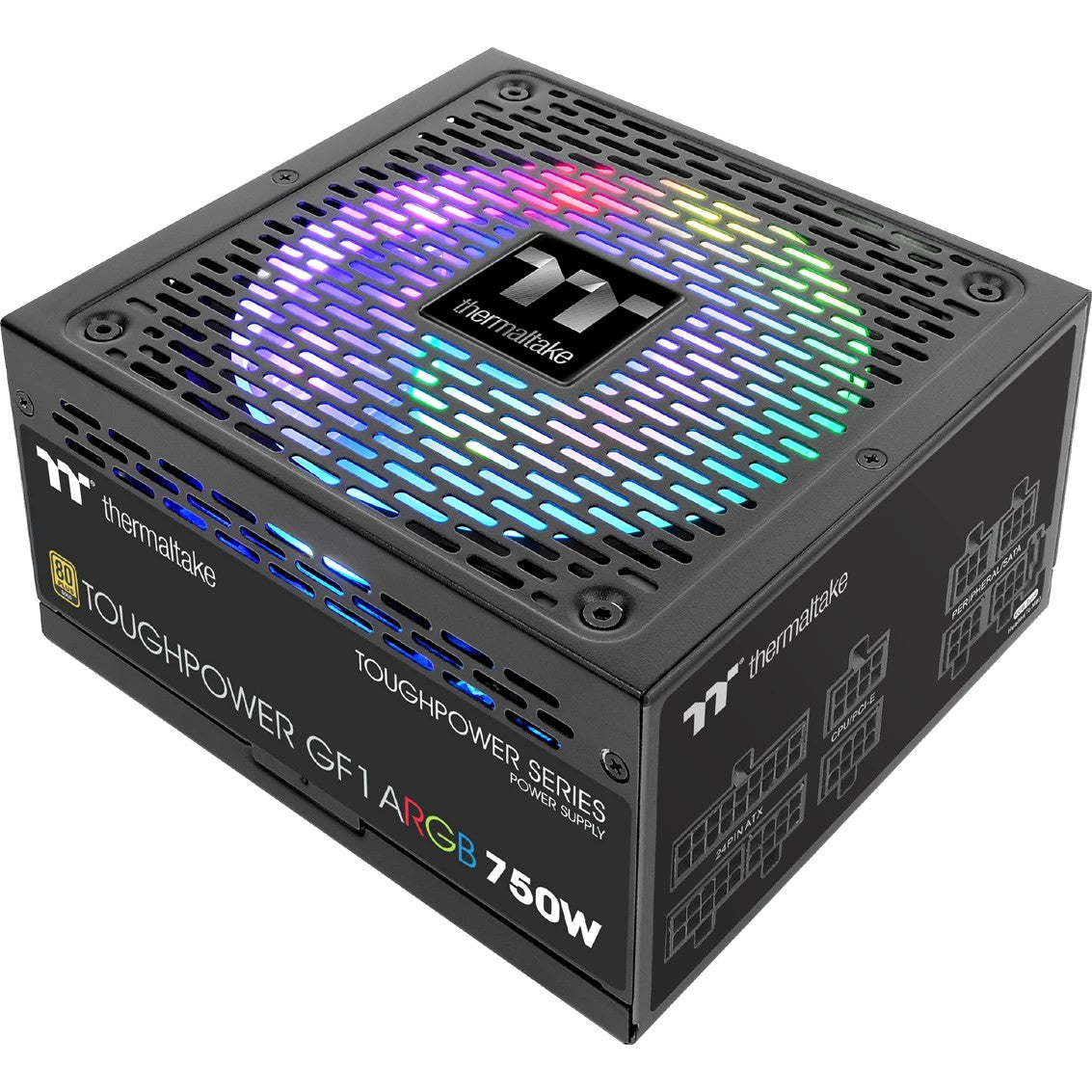 Thermaltake PS-TPD-0750F3FAGE-1. 750 W. 100 - 240 V. 900 W. 50 - 60 Hz. 10 A. Aktivni