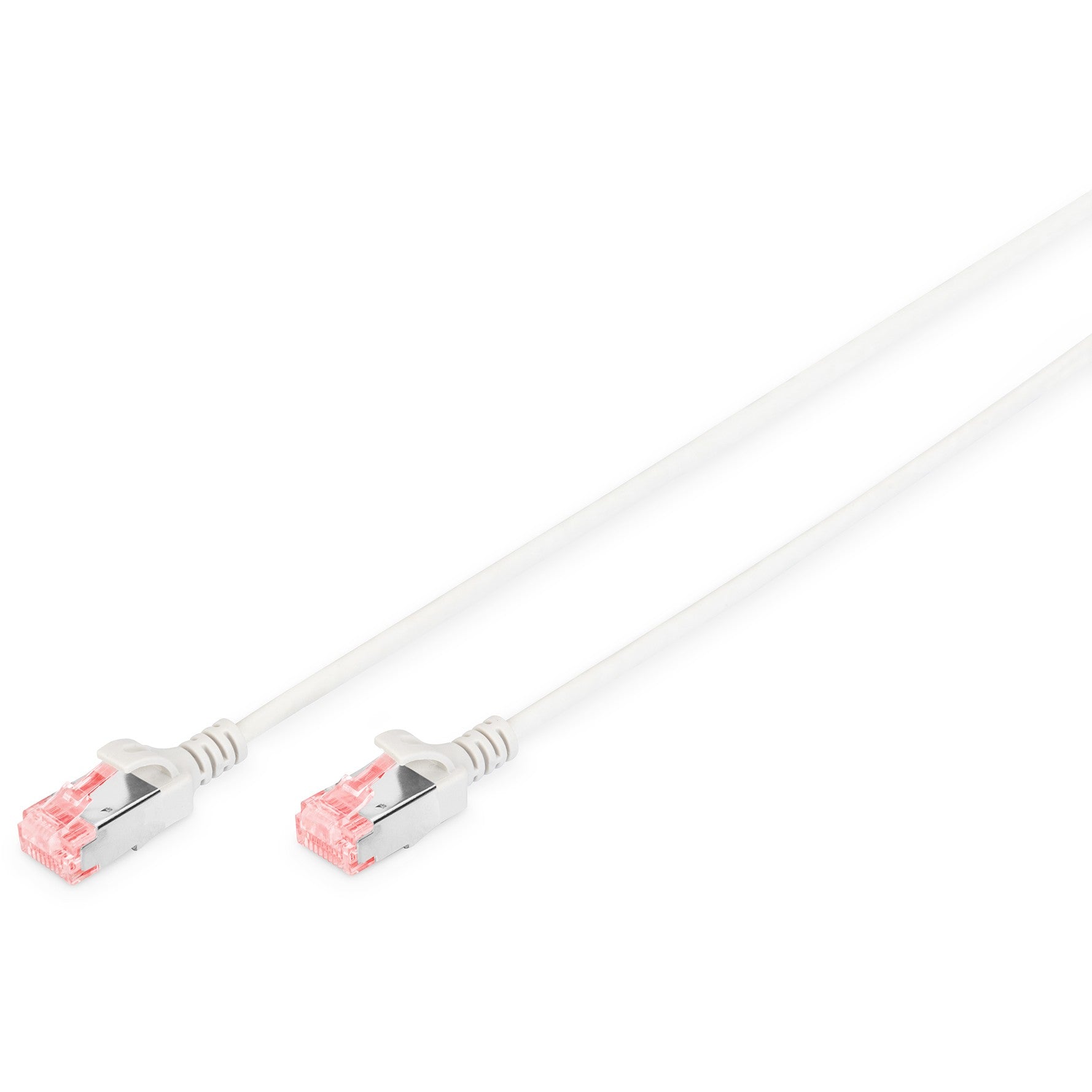 Digitus CAT 6 U/FTP slim patch kabel. 10 m. Cat6. U/FTP (STP). RJ-45. RJ-45. Sivi.